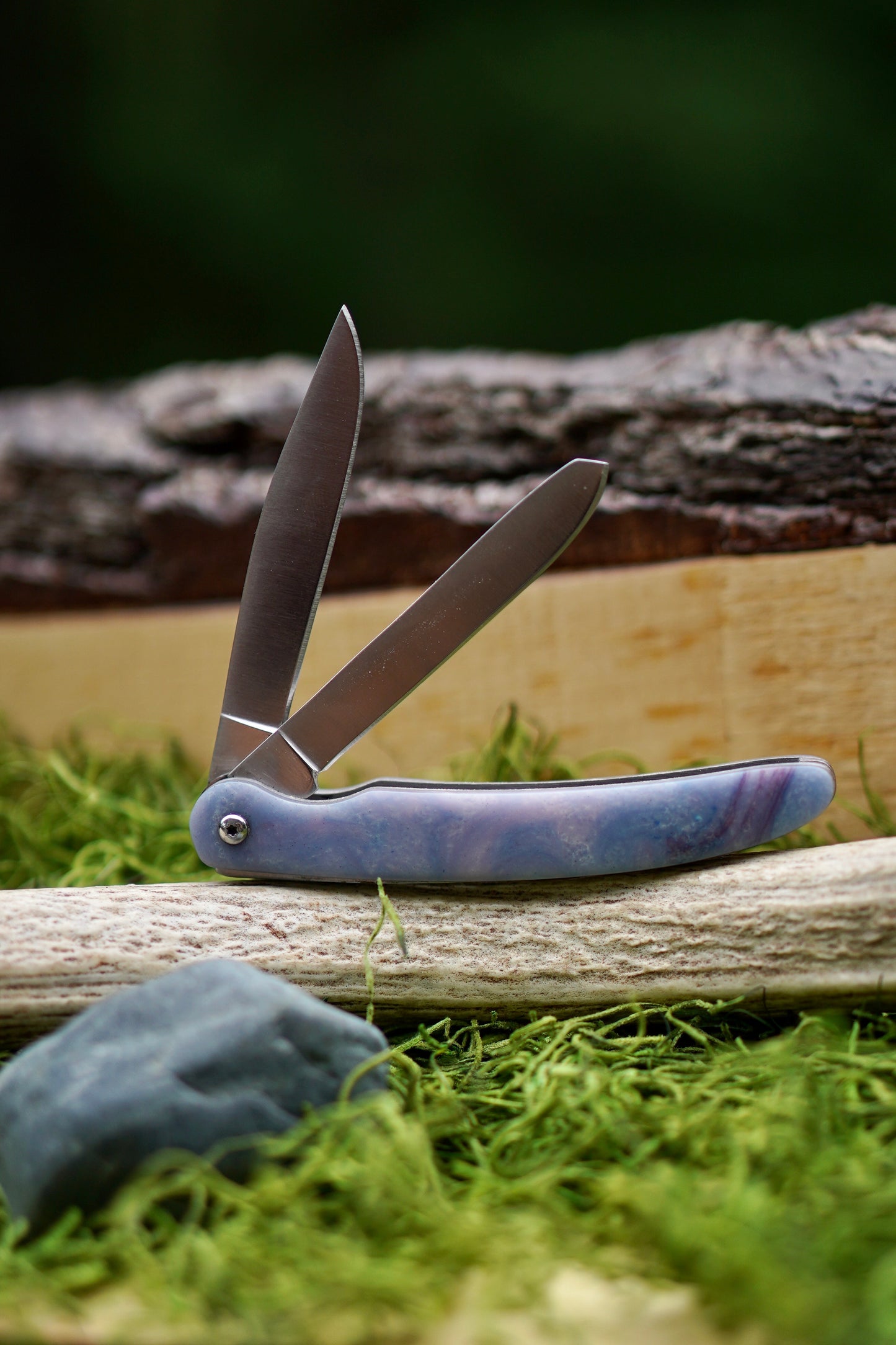 Custom Double Blade Pocket Knife