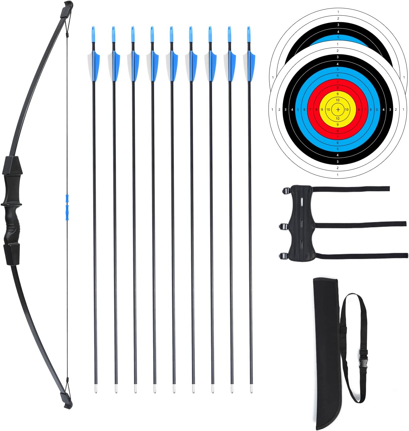 45" Procener Bow & Arrow Archery Set For Beginners