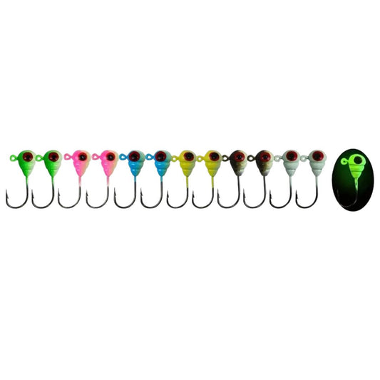 12 Pc. Ice Fishing Luminous Lures
