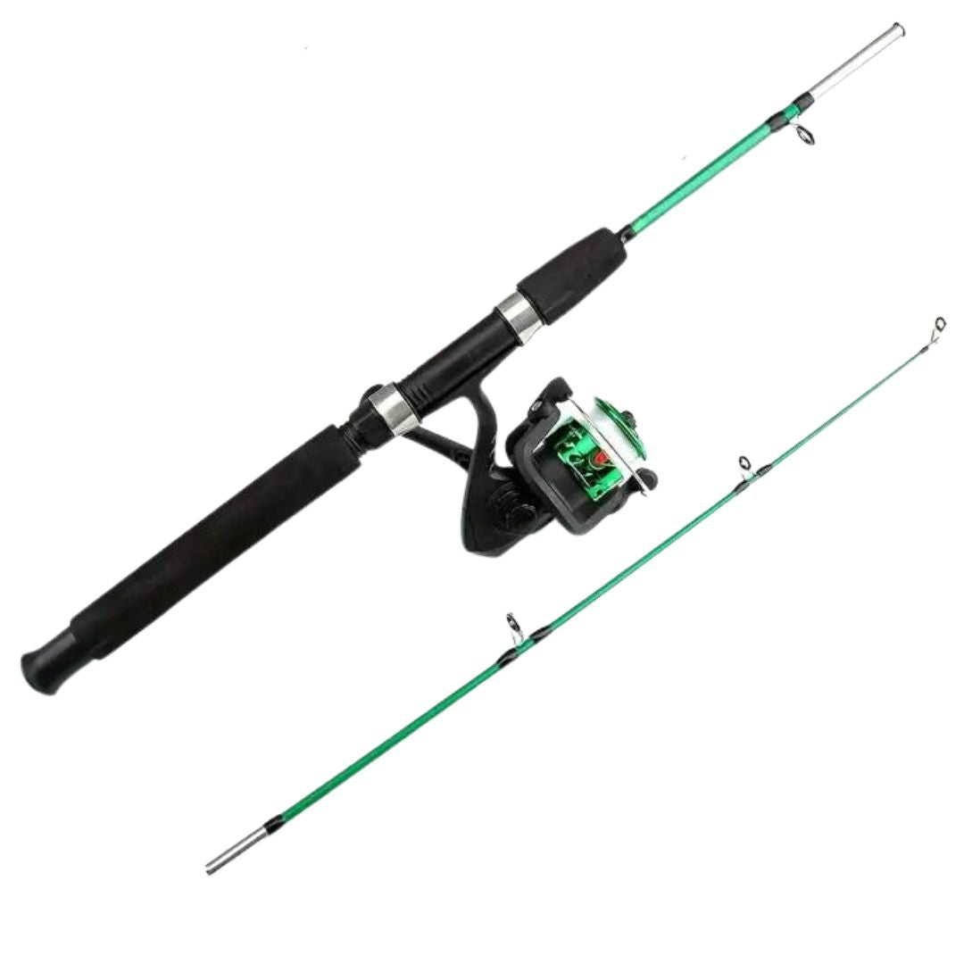 Ultra-Light 2-Section Fishing Rod & Reel Combo