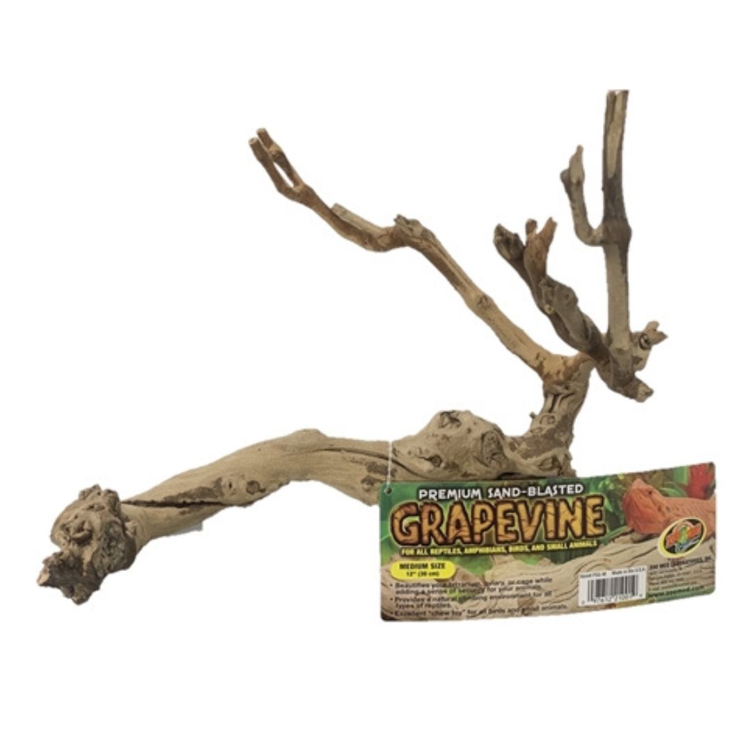 12" Zoo-med Sand Blasted Grapevine Medium