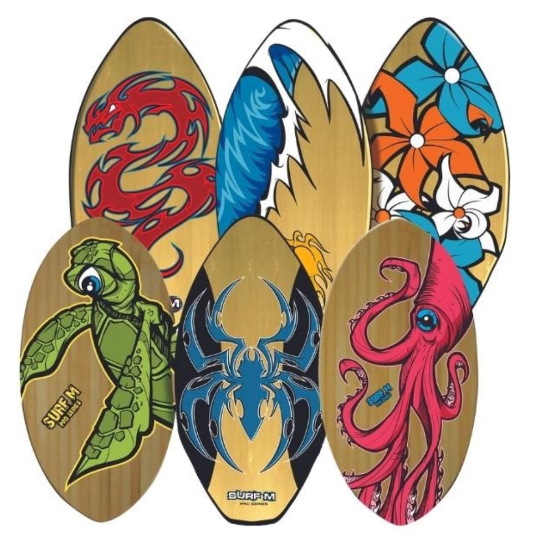 X-Large Surf M. Wood Skim Board