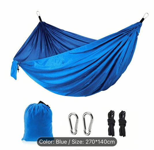 Outdoor Camping Hammock- Blue
