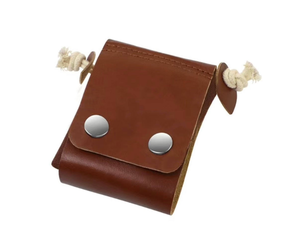 Outdoor Leather Foraging Bag