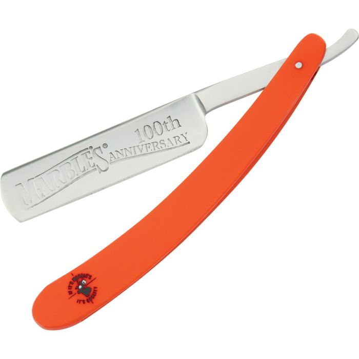 Marbles 100th Anniversary Razor Orange Handle Ausable River Outdoors