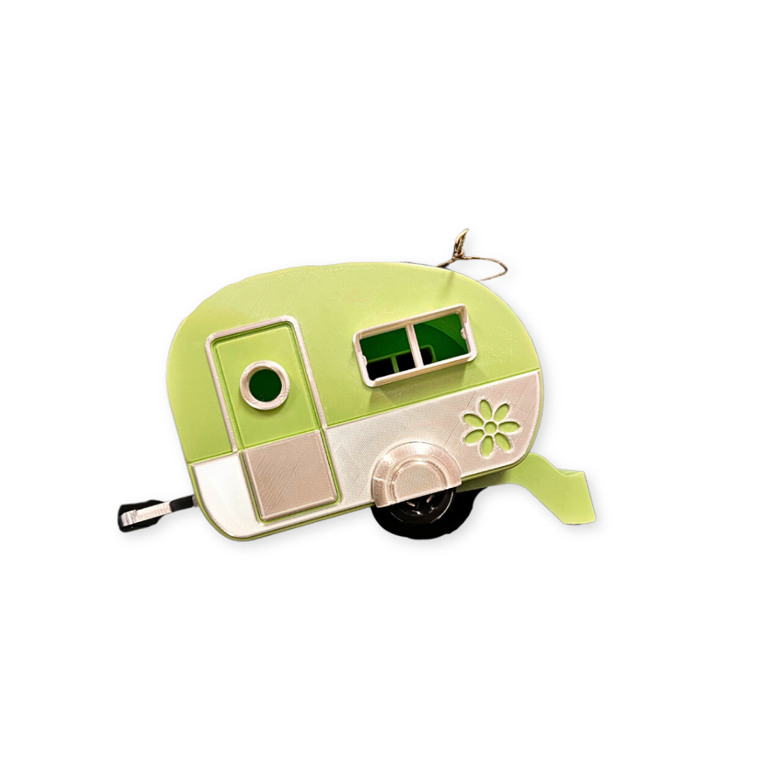 Green Caravan Bird House