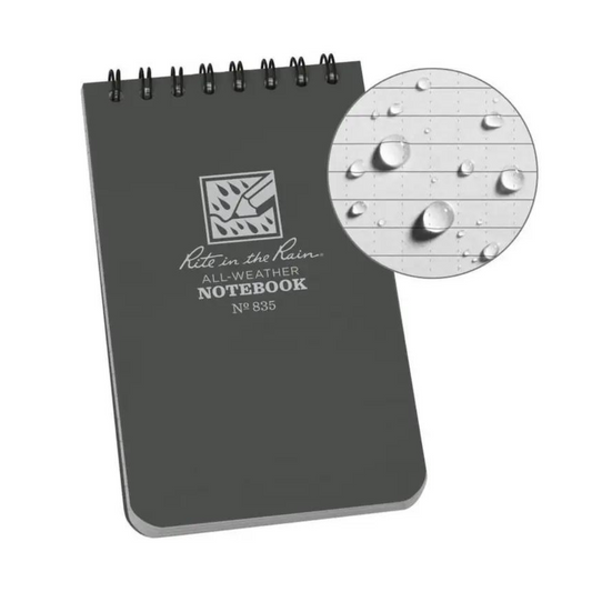 Rite In The Rain 3x5 Top Spiral All Weather Notebook – Gray