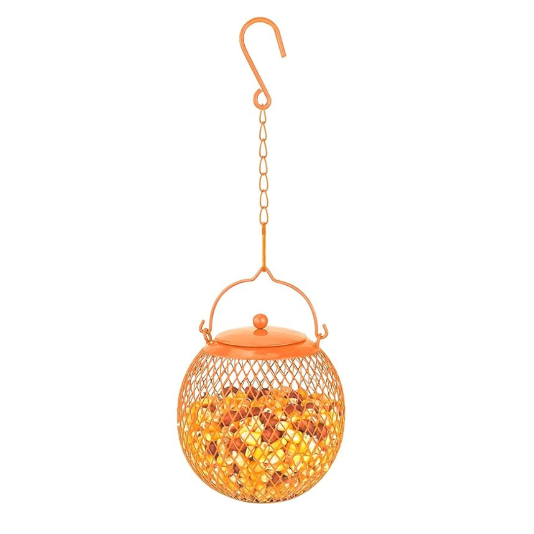 Urban Decorative Bird Feeder – Orange