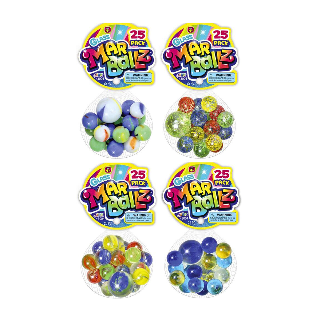 Glass Marbles 25 Pack