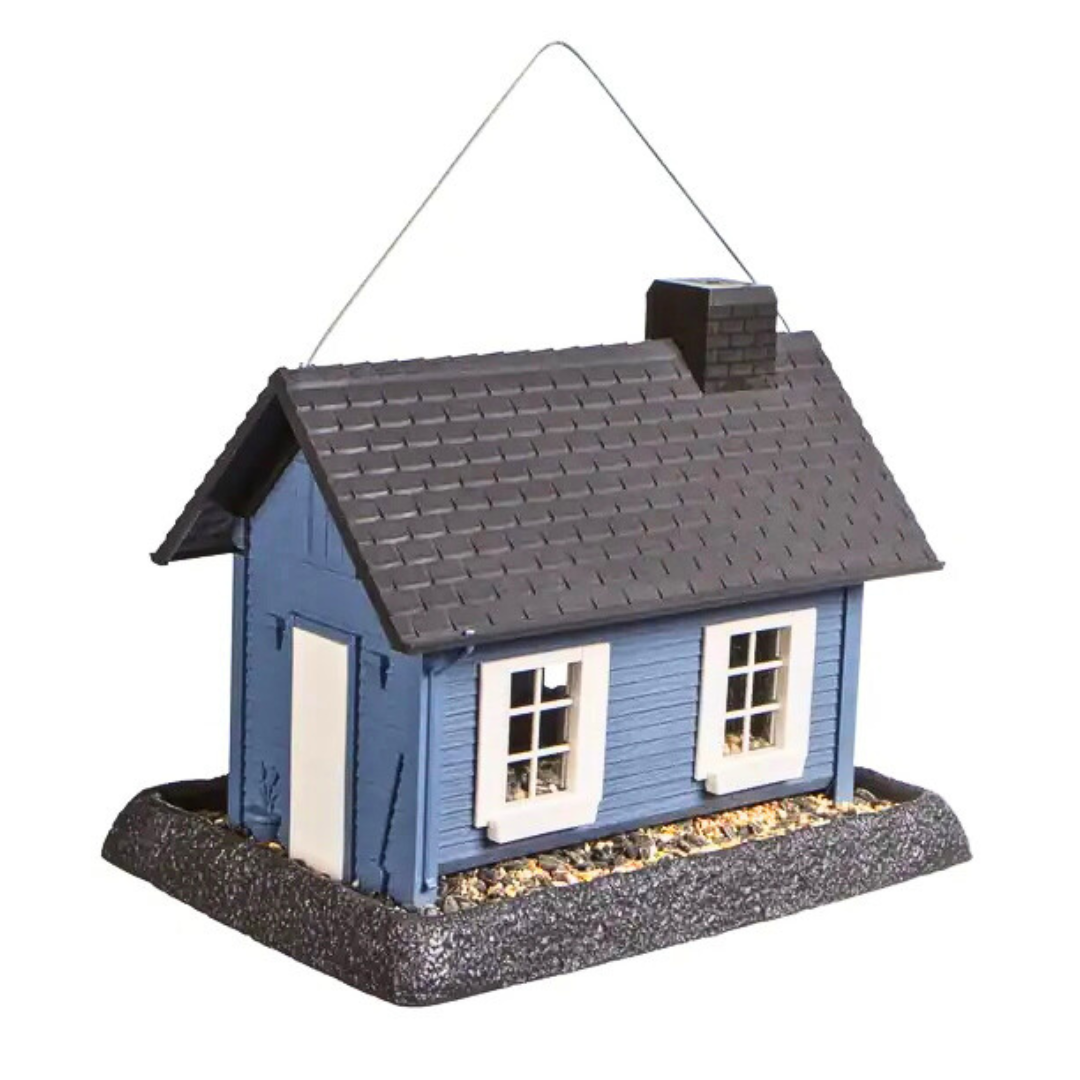North States Collection Cottage Bird Feeder – Blue