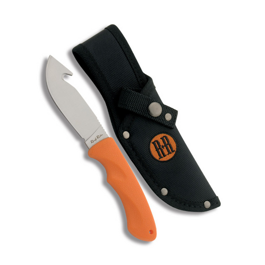 9.38" Rough Ryder Gut Hook – Orange Handle
