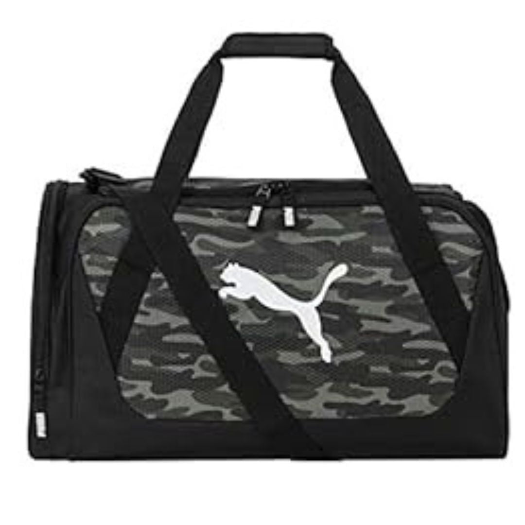 Puma Unisex Adult Evercat Duffel Bag Green Camo