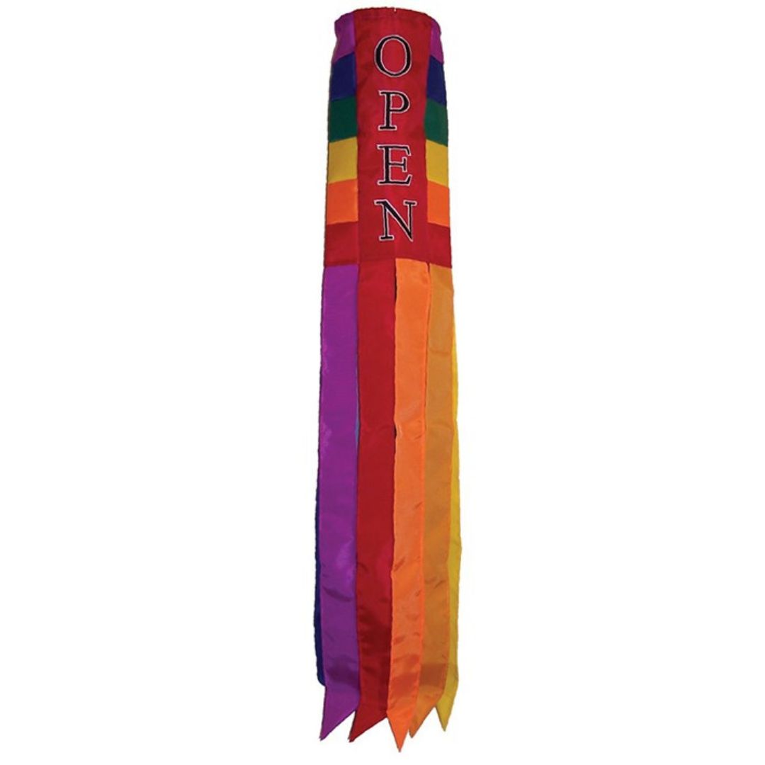 Rainbow Open 40" Windsock*