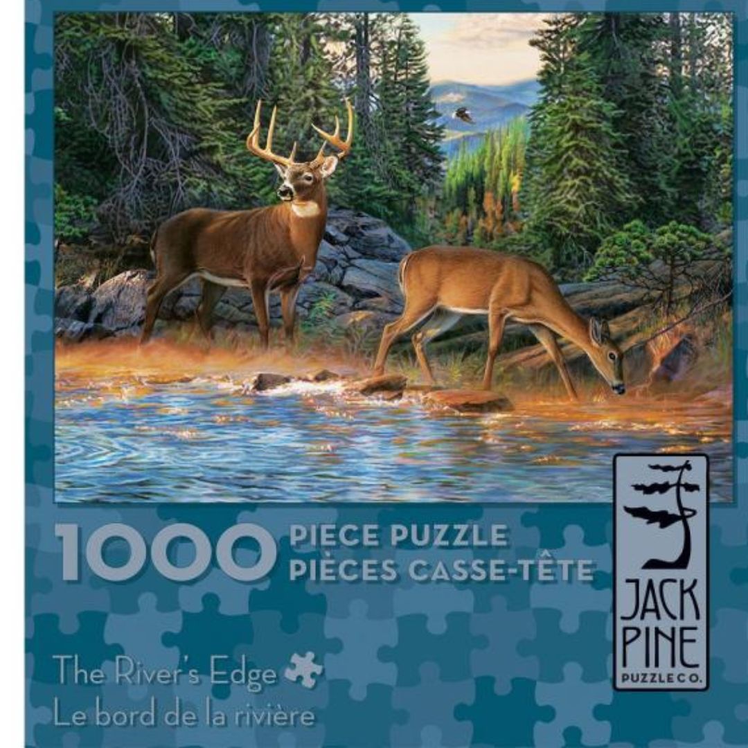 The Rivers Edge Jack Pine Puzzle (Deer)