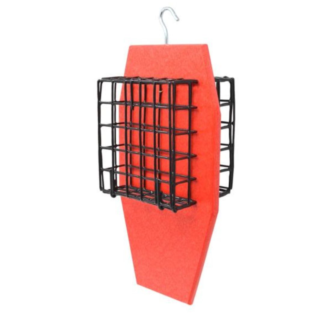 Dual Suet Feeder Red