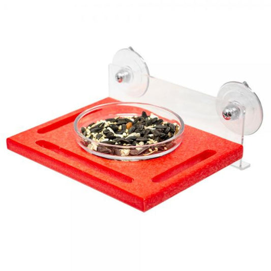 Red Window Feeder