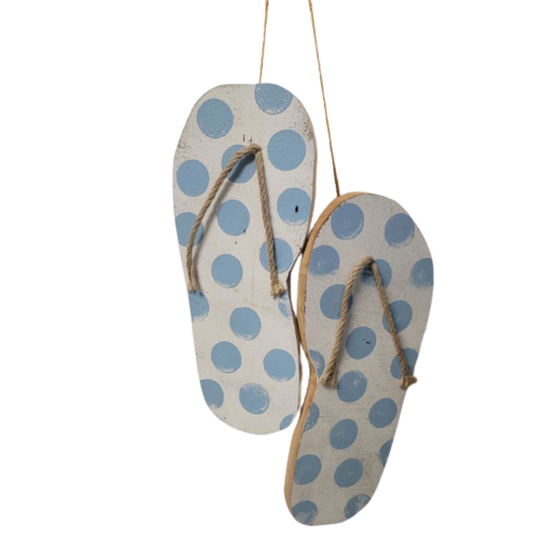 Wooden Hanging Flip Flops