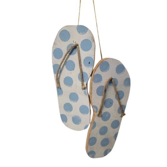 Wooden Hanging Flip Flops