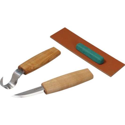 Bearcraft Kickin' Up The Chips Tools Spoon Carving Set