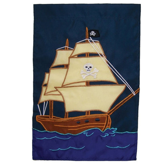 Pirate Ship 28x40 Flag