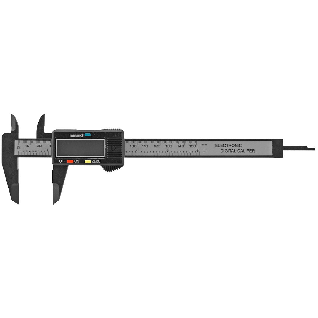 Digital Caliper 6" Measuring Standered And Metric Reader Ruler