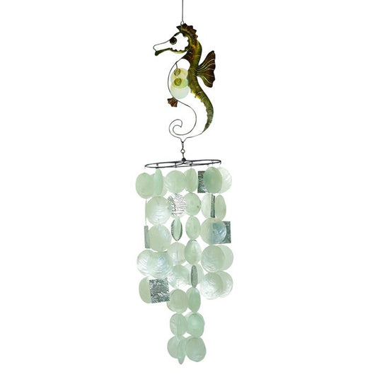 Seahorse Capiz Wind Chime