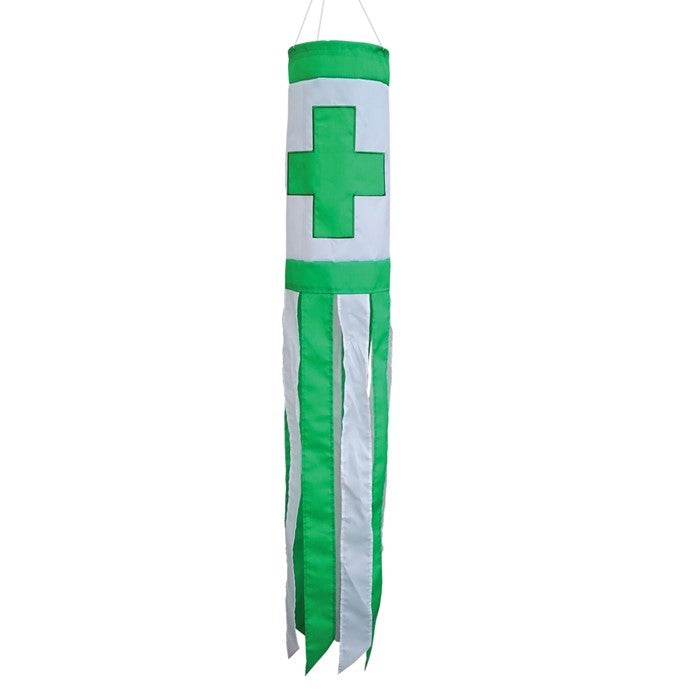 Green Cross 40" Windsock