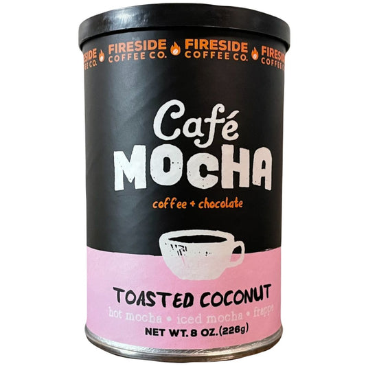Firside Cafe Mocha Toasted Coconut 8 Oz