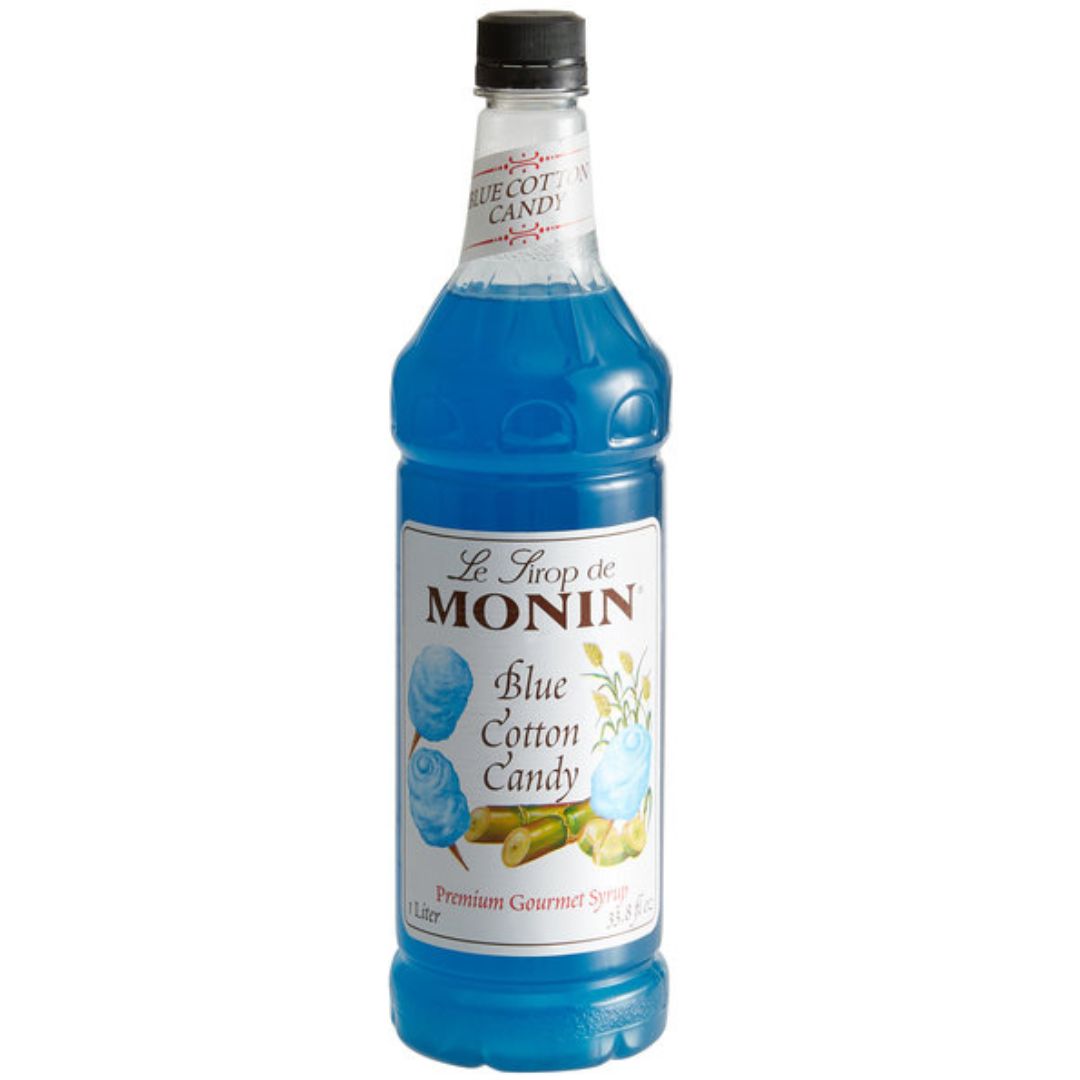 Monin Blue Cotton Candy Gourmet Syrup