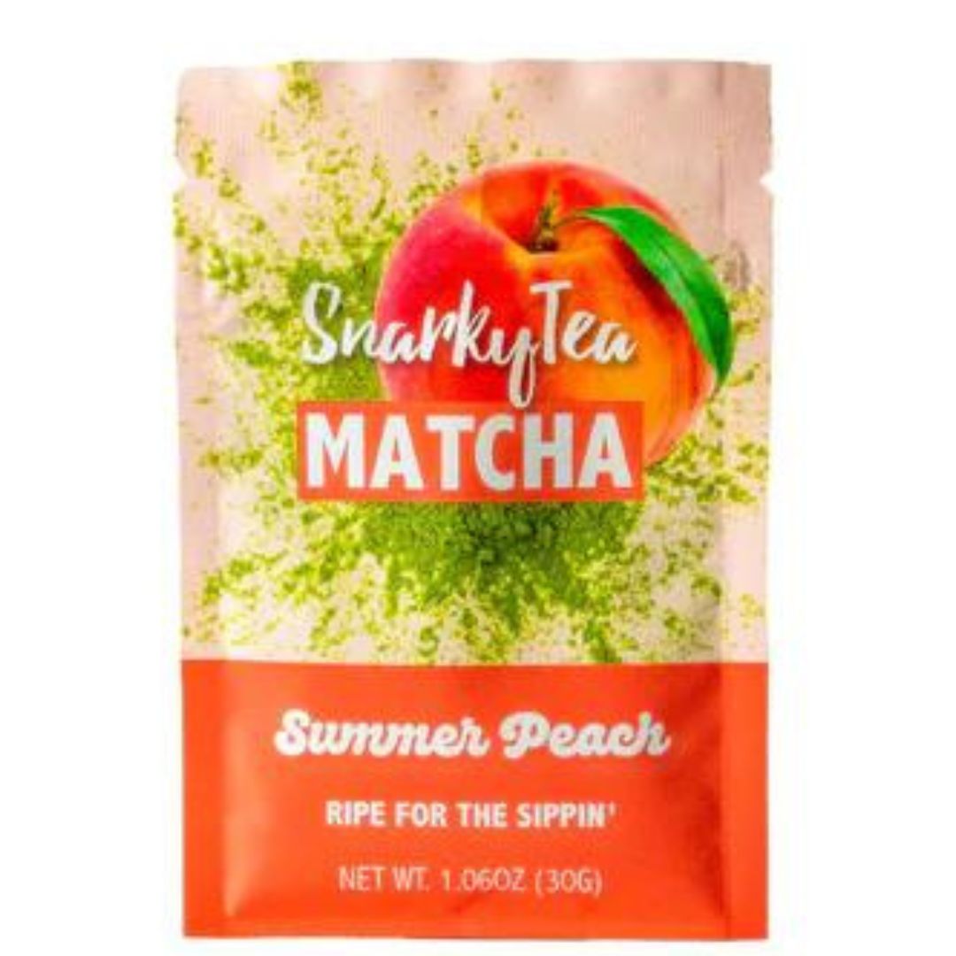 Snarky Tea Summer Peach Matcha