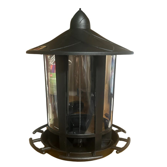 6 Sided Hanging Feeder- Black