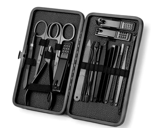 Classic Black Manicure Set