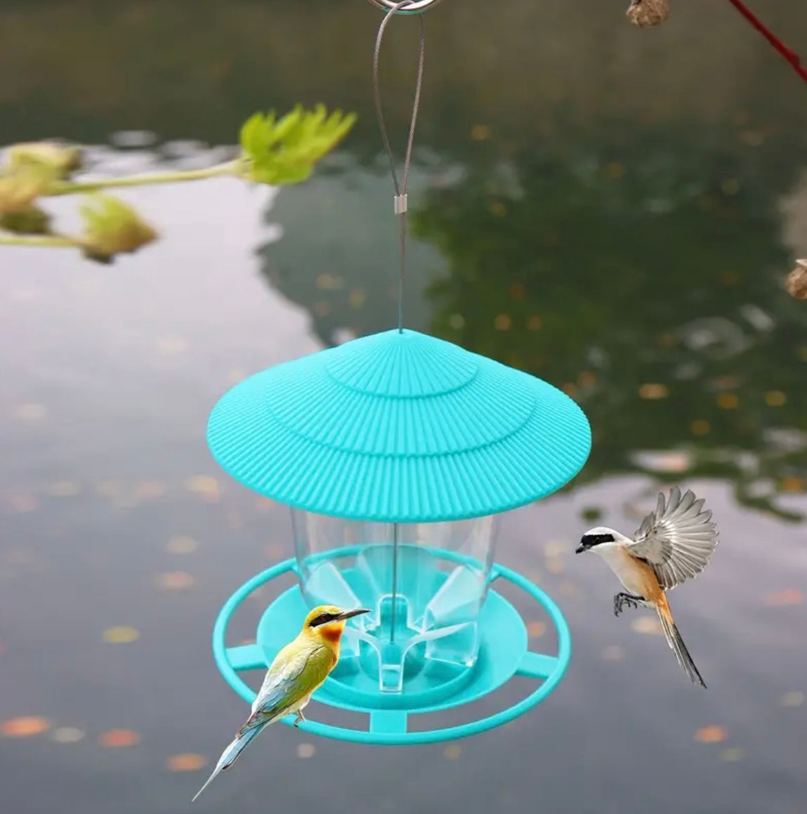 Easy To Fill Auto Bird Feeder