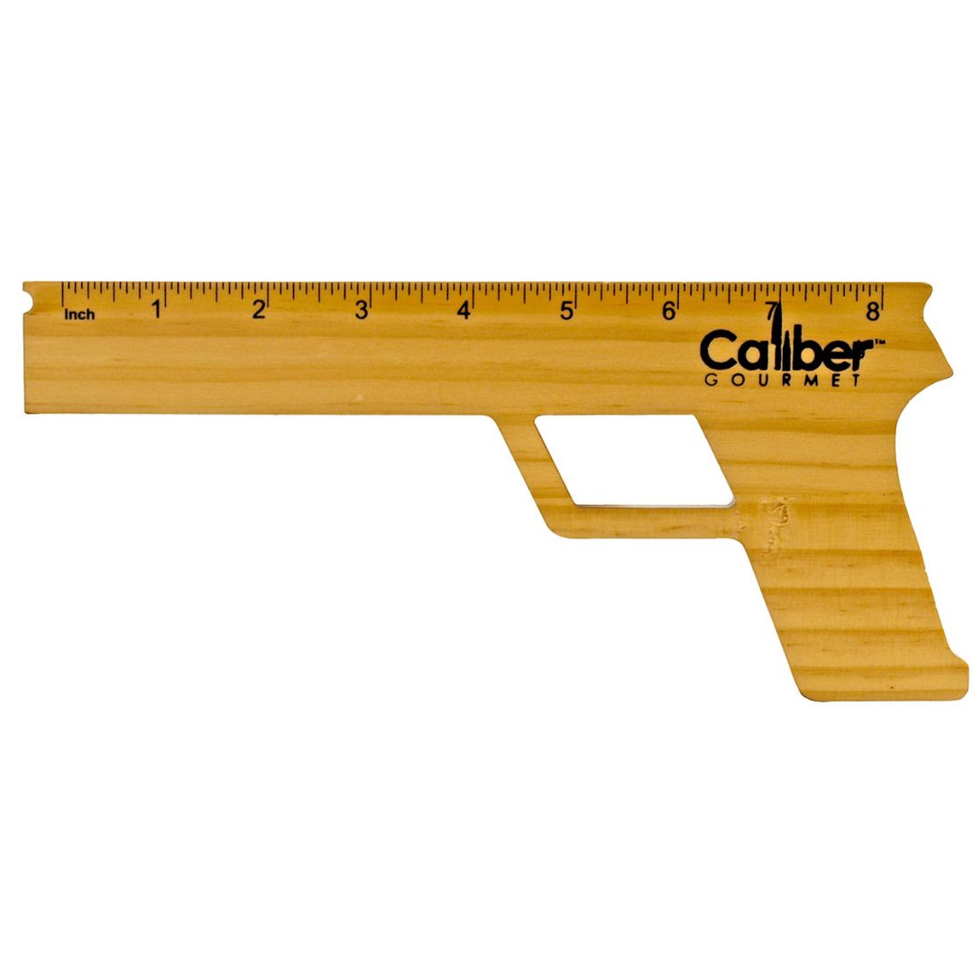 9.5" 3D Wooden Ruler Rubber Band Pistol