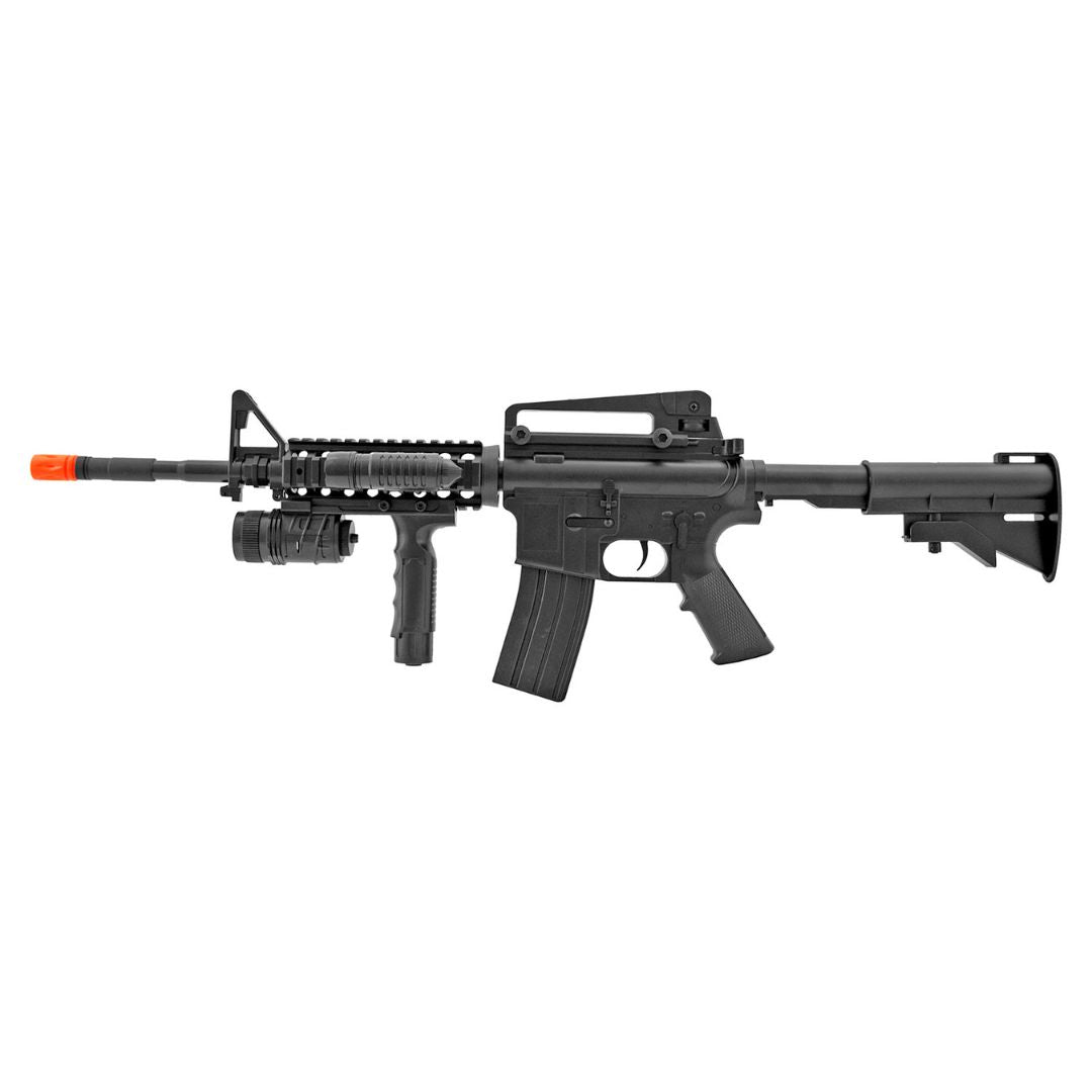 CYMA P1158B Spring Airsoft M4 M4A1 Replica Carbine Assault Rifle with Foregrip