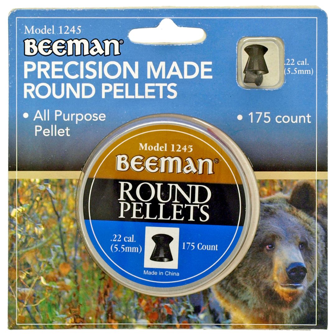 Beeman Precision Made Round .22 Cal. Pellets - 175 Ct.