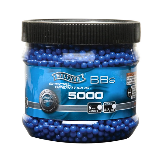 Walther Special Operations 6mm .12 gram Airsoft Ammo BB’s – Blue
