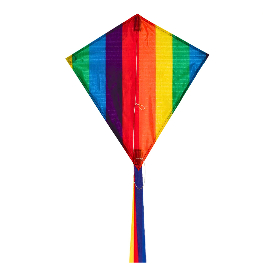 18' Rainbow Stripe Diamond Kite