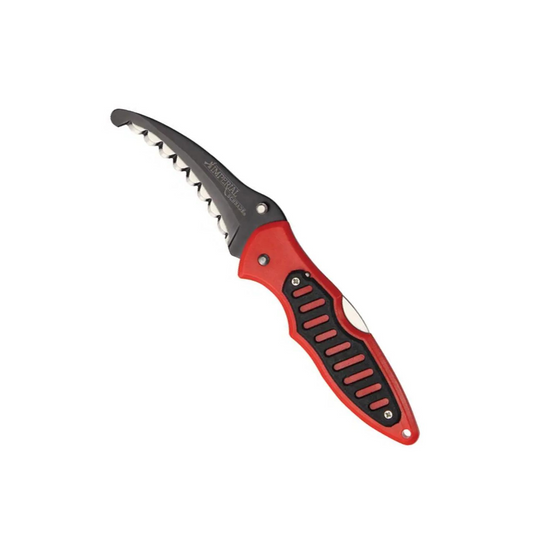 4 1/2" Imperial Schrade Rescue Lockback – Red/Black