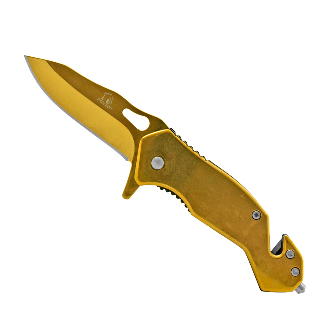 3.75" Spring Assisted Tactical Pocket Knife – Golden