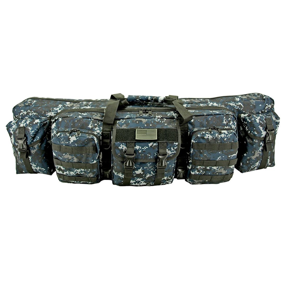 East West LARGE Bag Blue Digital Camo