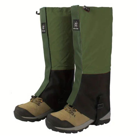 Waterproof Snow Leg Gaiter Ankle Gaiters- Green