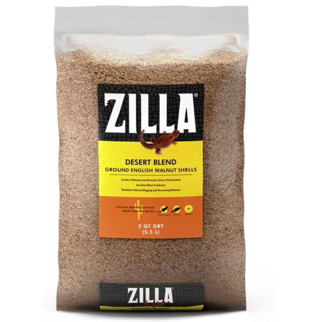 Zilla Desert Blend Ground Walnut Shells 5 Qt. Dry