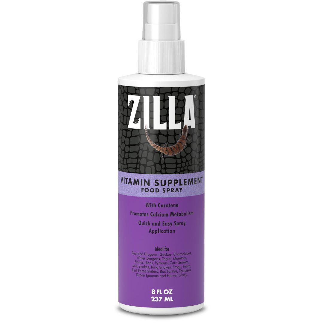 Zilla Vitamin Supplement Food Spray 8 Oz.