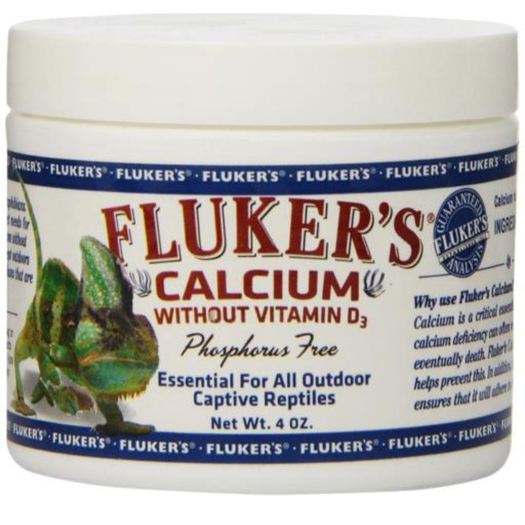 Flukers Calcium Without Vitamin D3 4oz