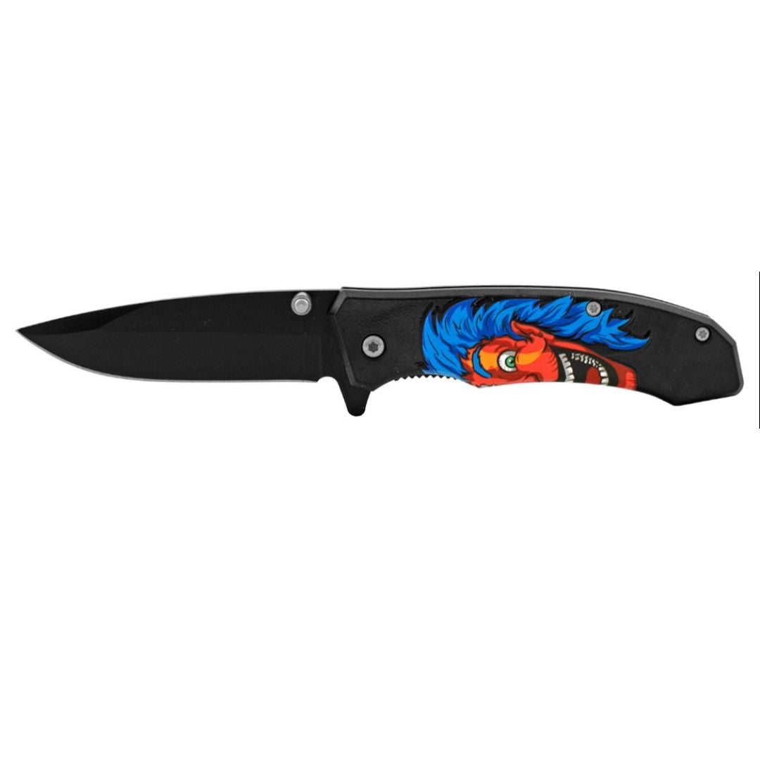 4" Classic Style Folding Pocket Knife - Joker