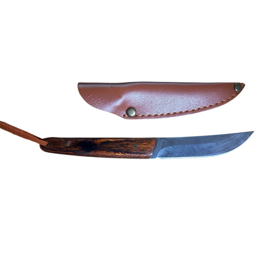 Mongolian Bone Cutlery- Red Wood