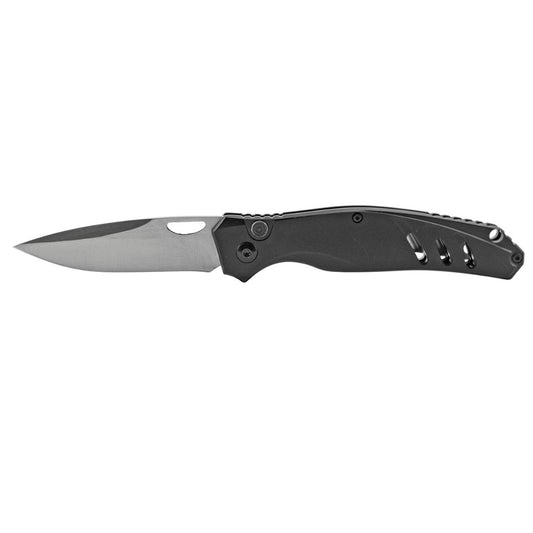 4.63" High Power Low Profile Tactical Switchblade Folding Pocket Knife - Black