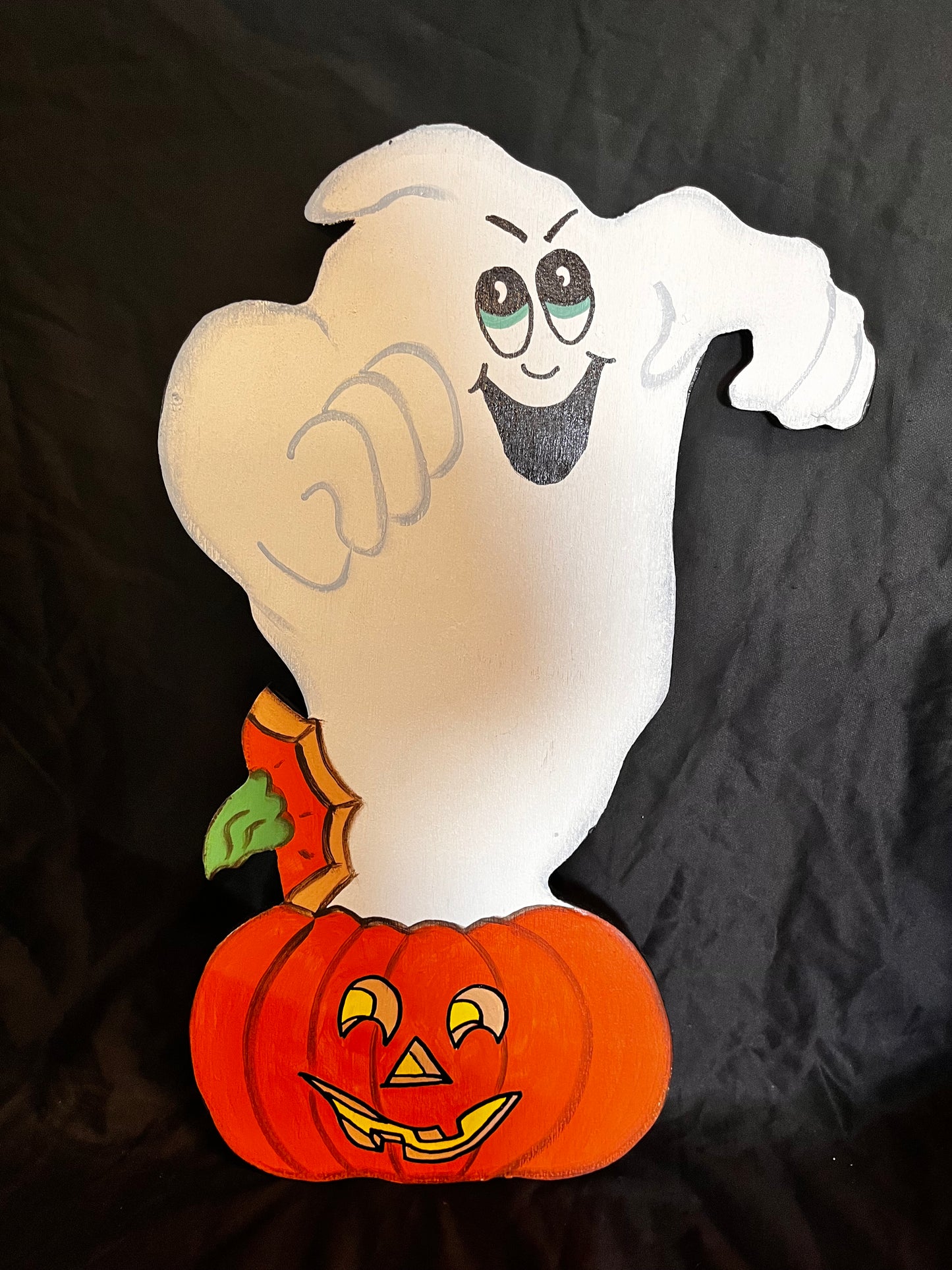 Ghost Coming Out Of Pumpkin