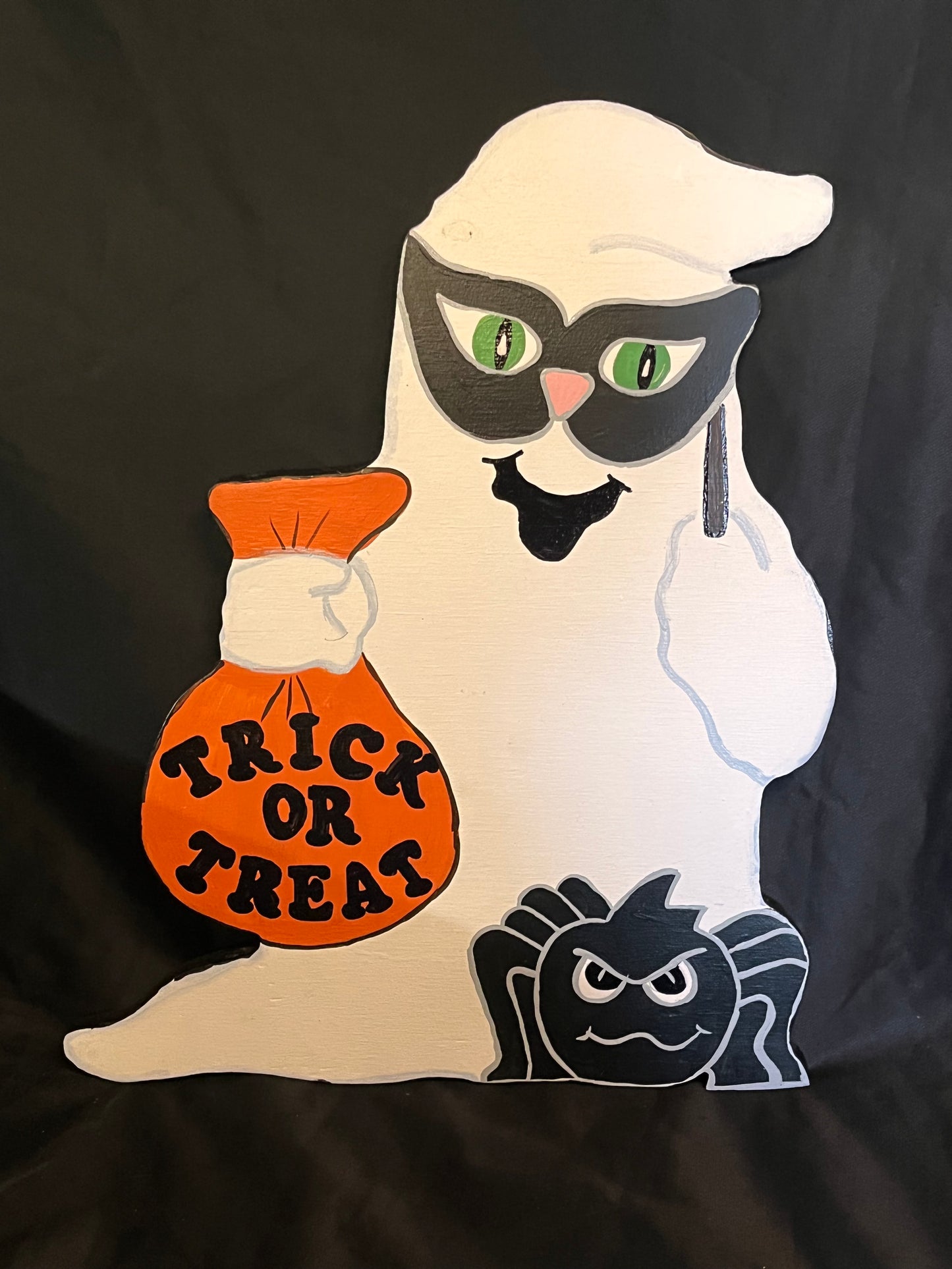 Trick-Or-Treat Ghost With Mask